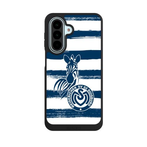 Samsung Galaxy A27 5G NIVOpure MSV Duisburg Blau Weiß Gestreift