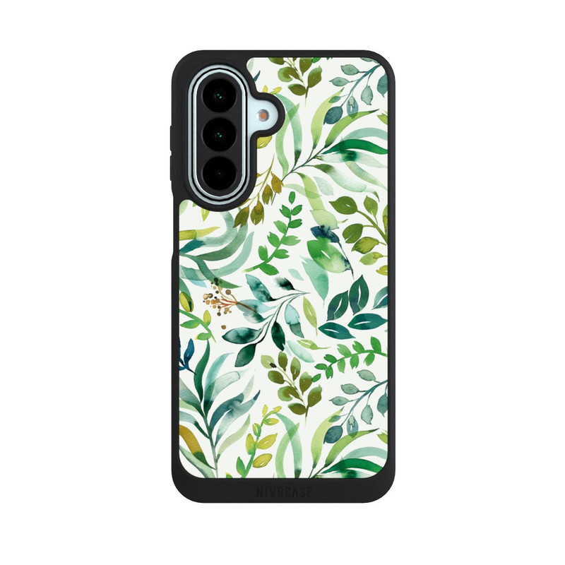 Galaxy A27 5G NIVOpure Watercolor Palms Leaves Botanical Green