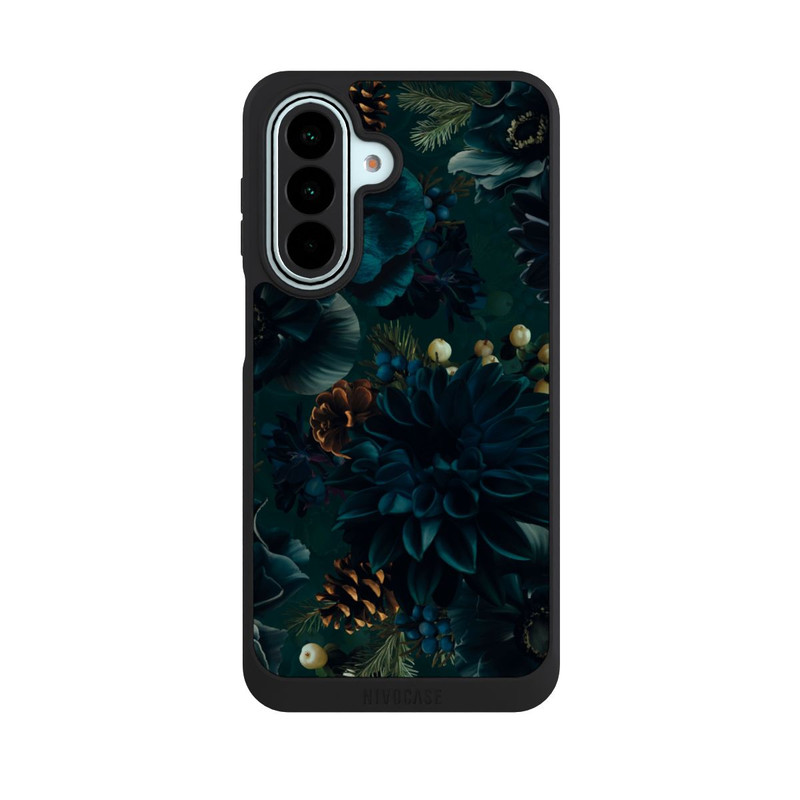 Galaxy A27 5G NIVOpure Motif de fleurs vert et bleu