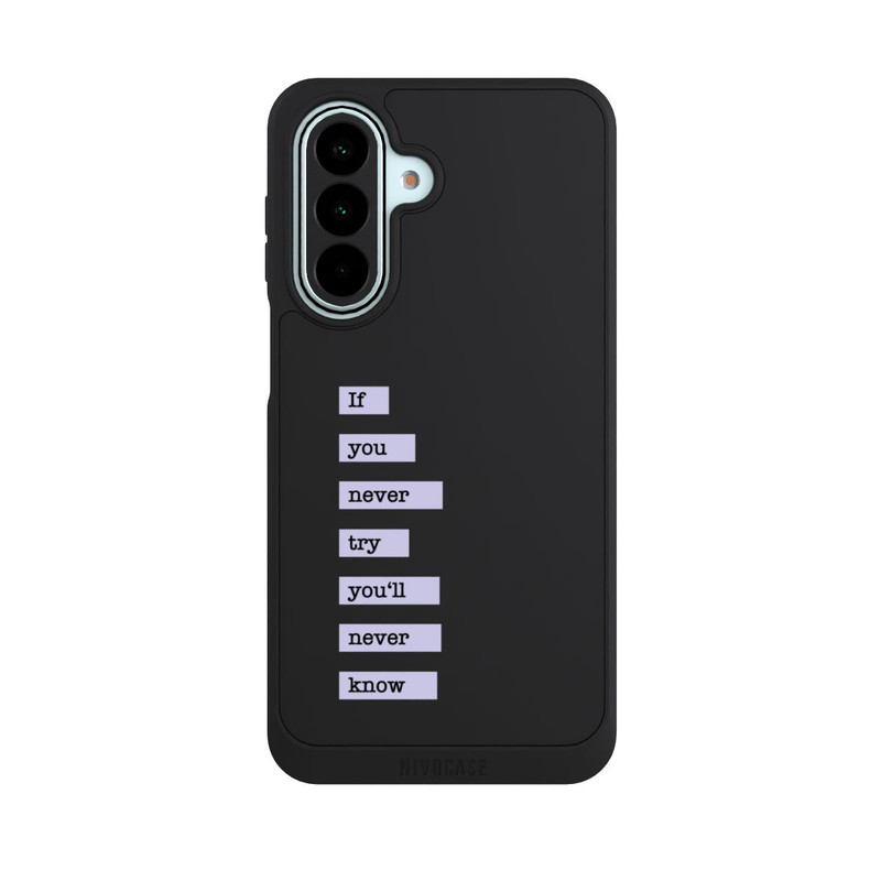 Galaxy A27 5G NIVOpure If You Try Blue Transparent