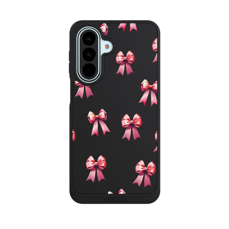 Galaxy A27 5G NIVOpure Bow Red Pattern Watercolor Transparent