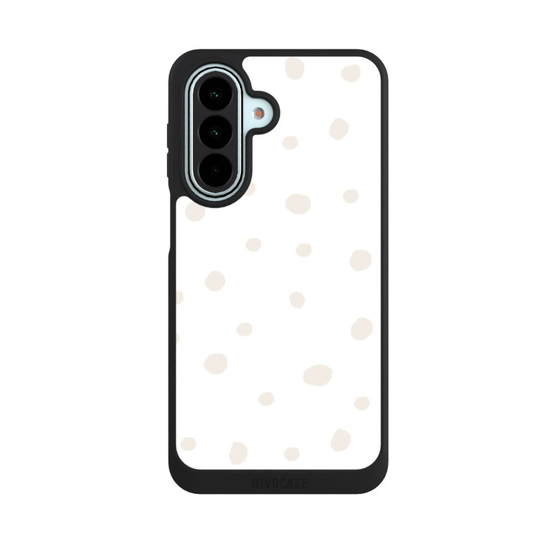 Galaxy A27 5G NIVOpure Motif à Pois Blanc Marron