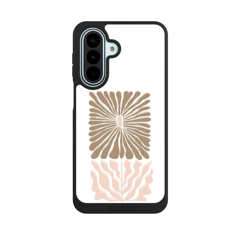 Galaxy A27 5G NIVOpure Fleur Boho Caramel sur Blanc