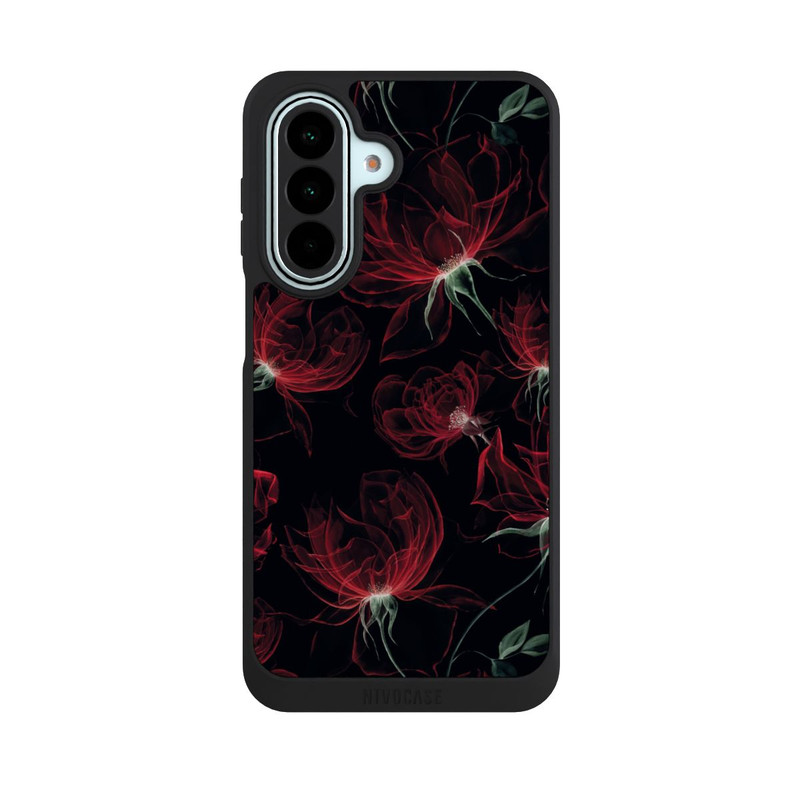 Galaxy A27 5G NIVOpure Fleurs rouges Fond d'écran
