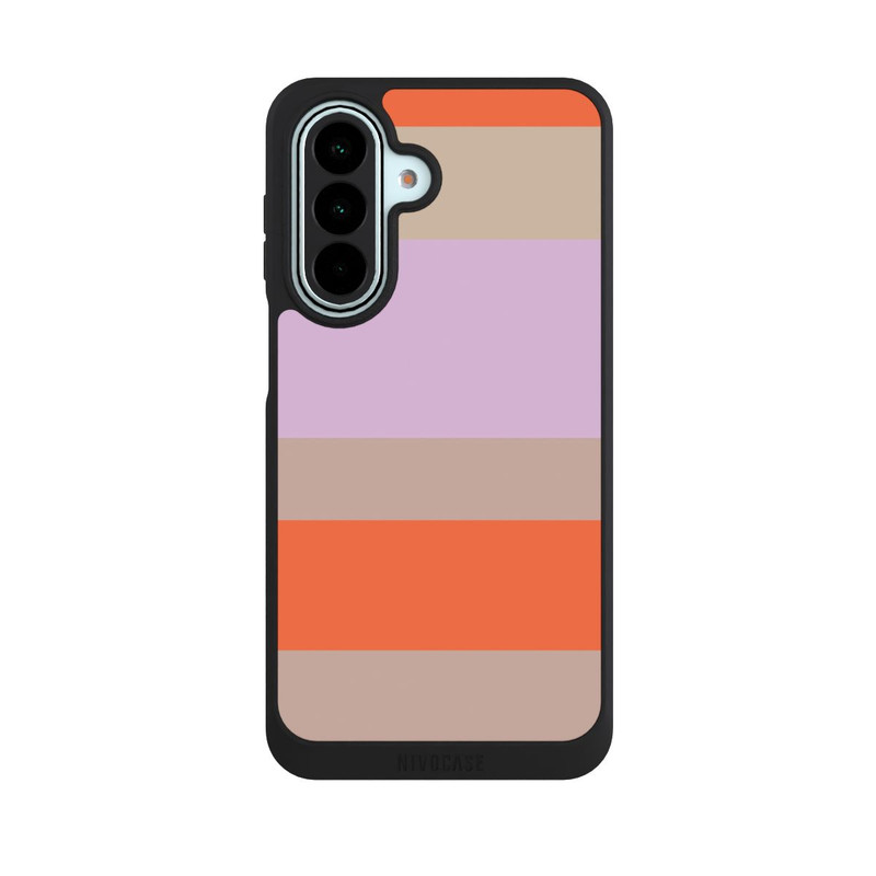 Galaxy A27 5G NIVOpure Moca Lila Orange Stripes