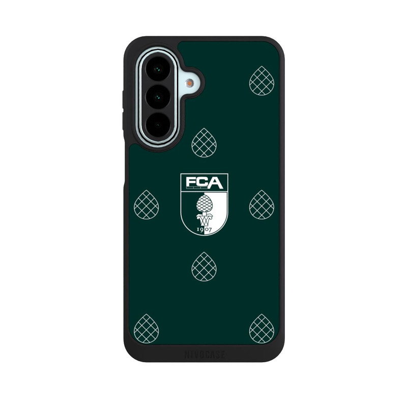 Galaxy A27 5G NIVOpure FCA Muster Zirbelnuss Grün