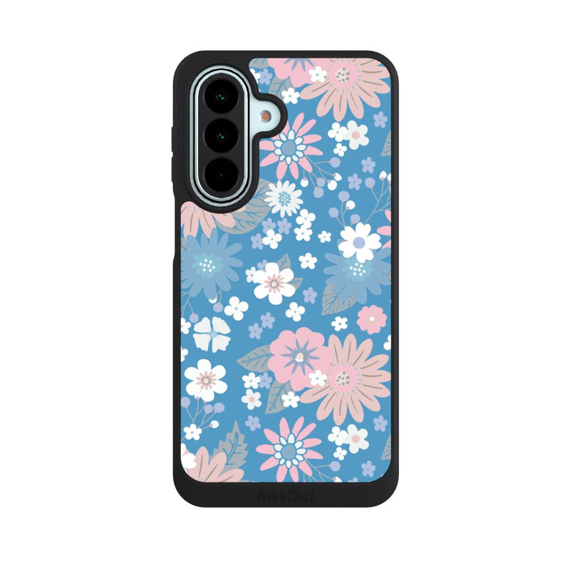 Galaxy A27 5G NIVOpure Wildblumen Muster Blau