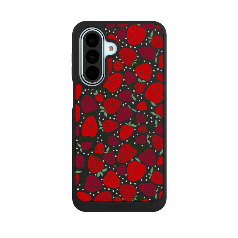 Galaxy A27 5G NIVOpure Strawberry Pattern Comic Transparent