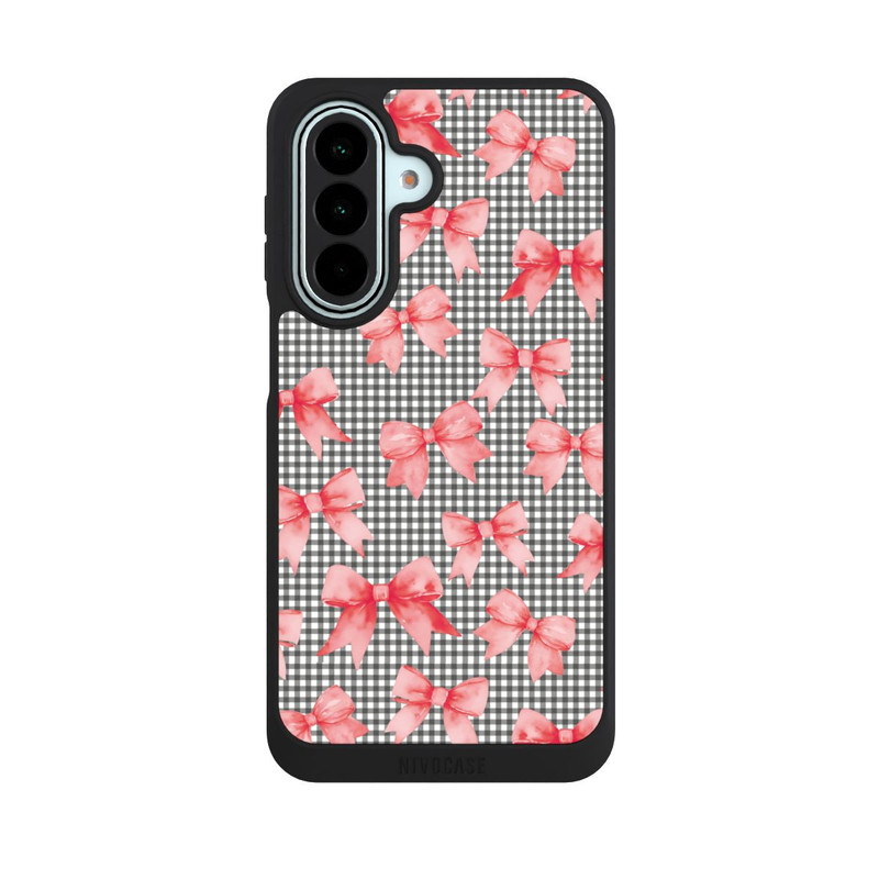 Galaxy A27 5G NIVOpure Red Bows and Gingham