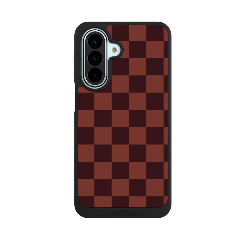 Galaxy A27 5G NIVOpure Motif en Damier Rouge