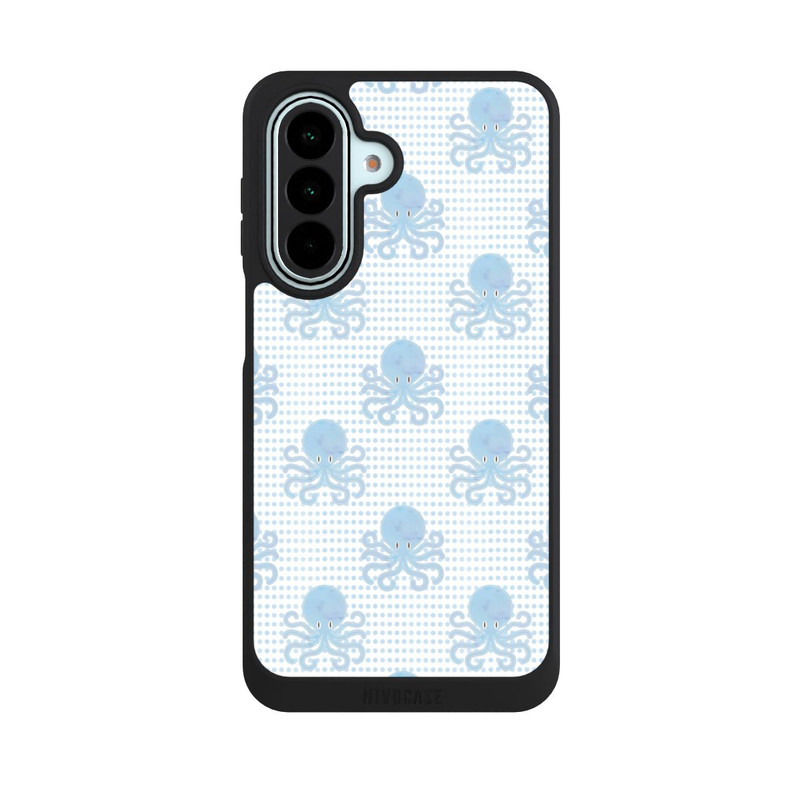 Galaxy A27 5G NIVOpure Blue Watercolor Octopus