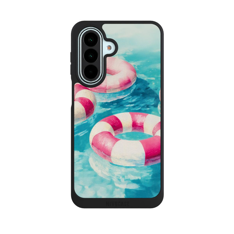 Galaxy A27 5G NIVOpure Striped Swim Rings in The Pool