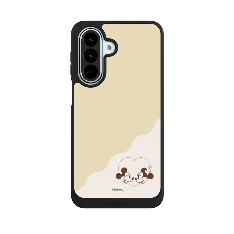 Galaxy A27 5G NIVOpure Mickey and Minnie Love Heart Beige