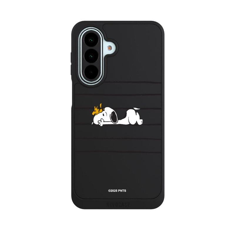 Galaxy A27 5G NIVOpure Snoopy Woodstock Stripes Peanuts Transparent