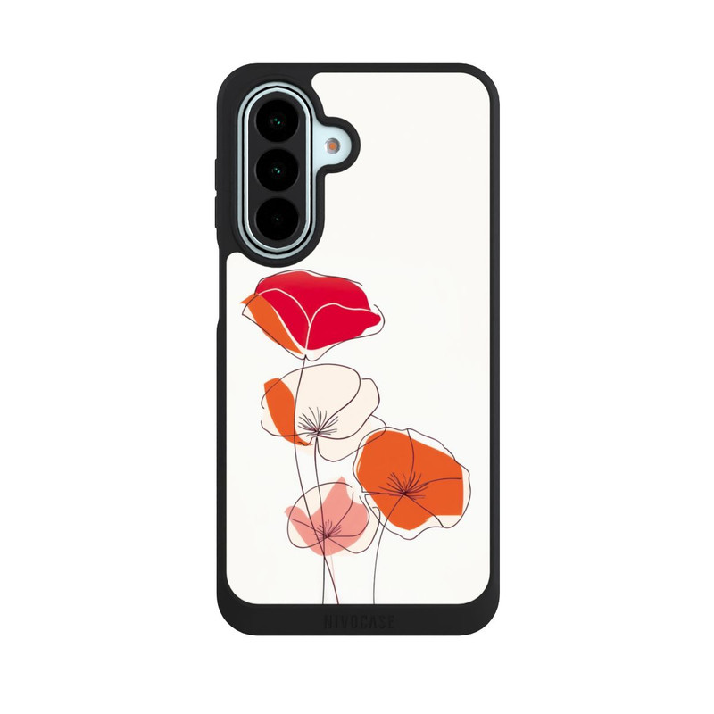 Galaxy A27 5G NIVOpure Poppies Line Art