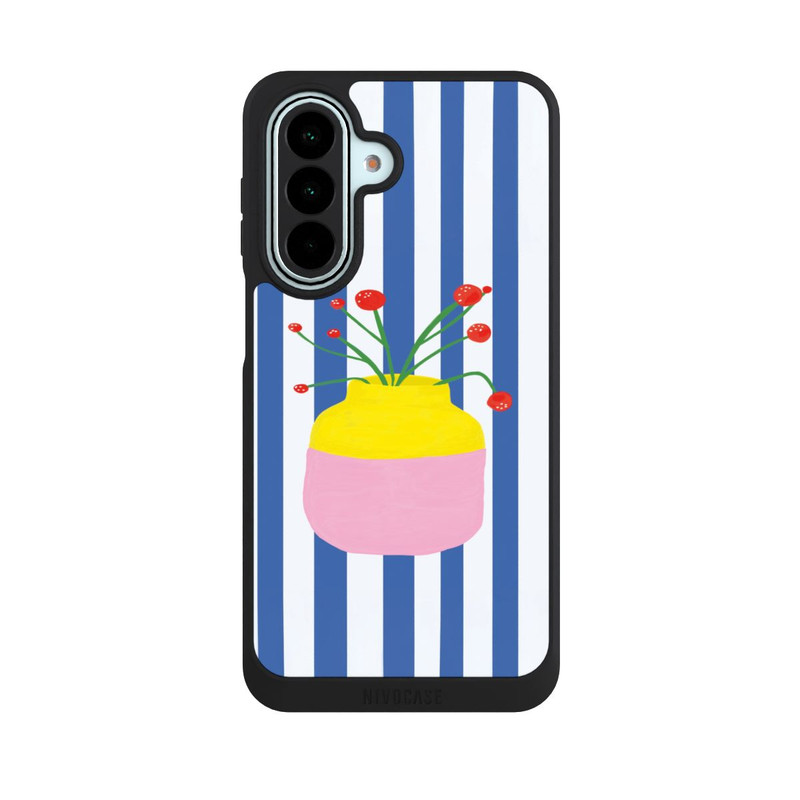 Galaxy A27 5G NIVOpure Colorful Vase Blue Stripes
