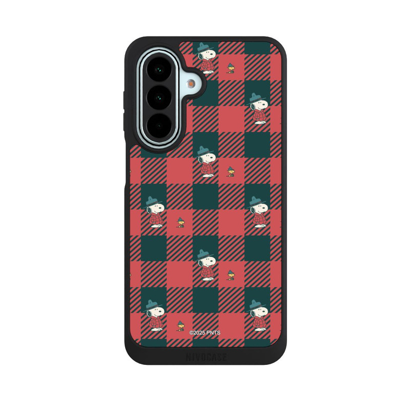 Galaxy A27 5G NIVOpure Peanuts Red Tartan Pattern