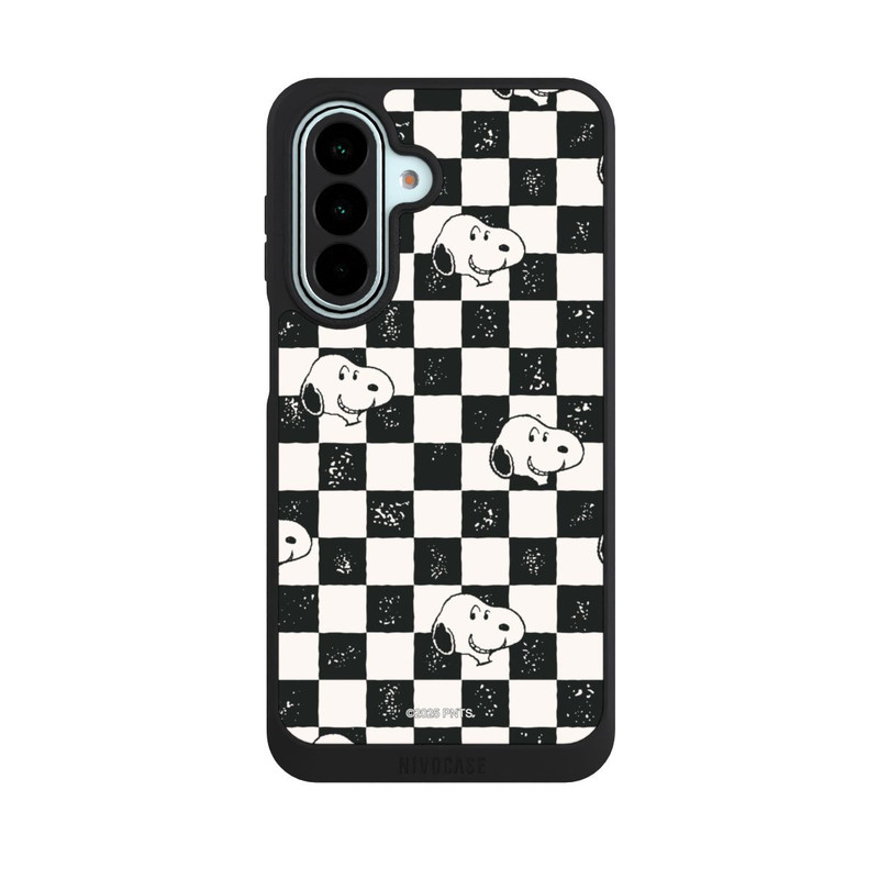 Galaxy A27 5G NIVOpure Snoopy Heads Checked Pattern