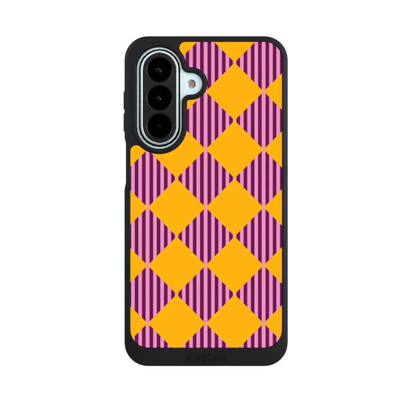 Galaxy A27 5G NIVOpure Diamond Pattern Red Yellow