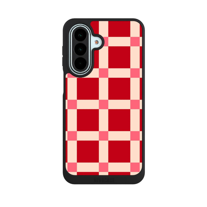 Galaxy A27 5G NIVOpure Big Red Checked Pattern