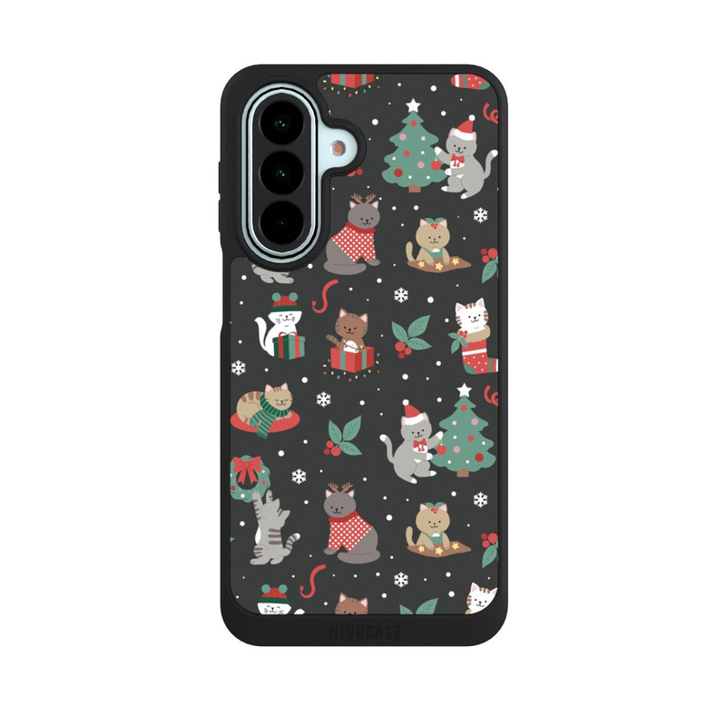 Galaxy A27 5G NIVOpure Christmas Festive Cute Holiday Kittens