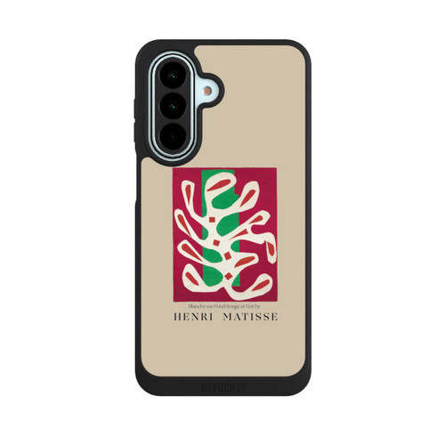 Samsung Galaxy A27 5G NIVOpure Blanche sur Fond Rouge et Vert by Henri Matisse