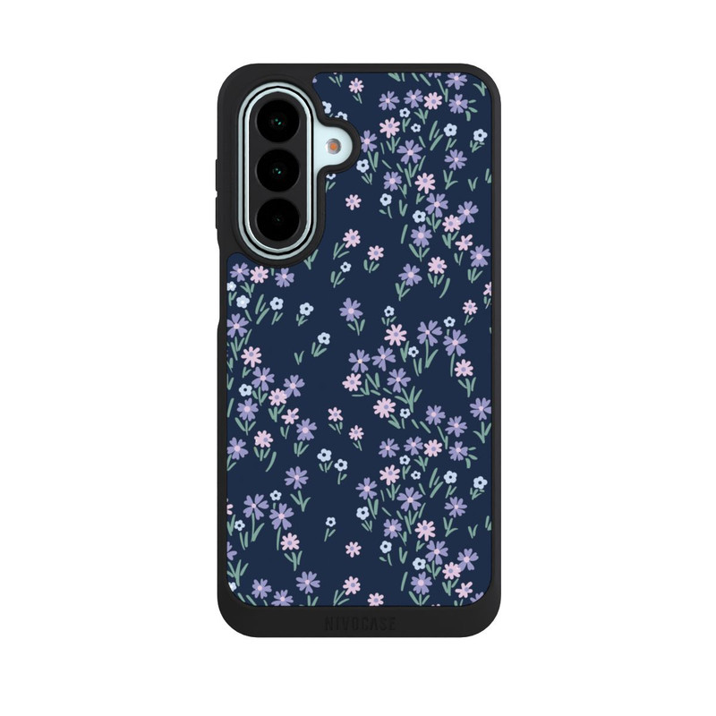 Galaxy A27 5G NIVOpure Dark Blue Floral Theme