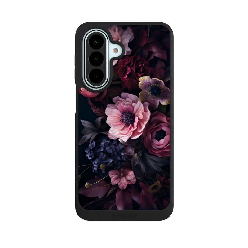 Galaxy A27 5G NIVOpure A picture of pink flowers featuring peonies against a dark background With AI