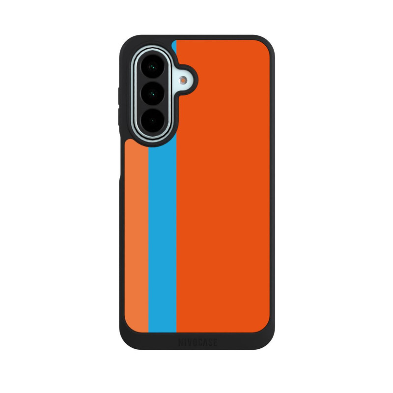 Galaxy A27 5G NIVOpure Rayures Orange Bleu