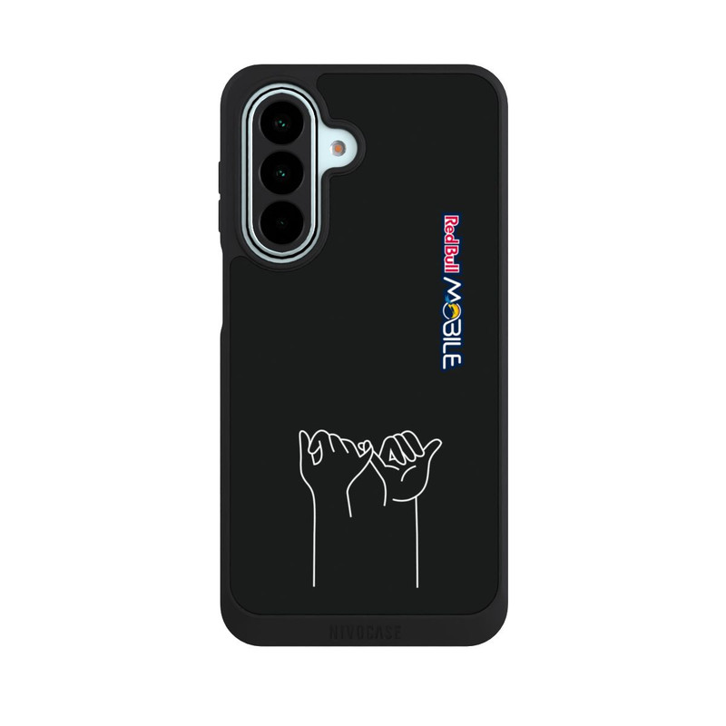 Galaxy A27 5G NIVOpure Red Bull MOBILE Hände