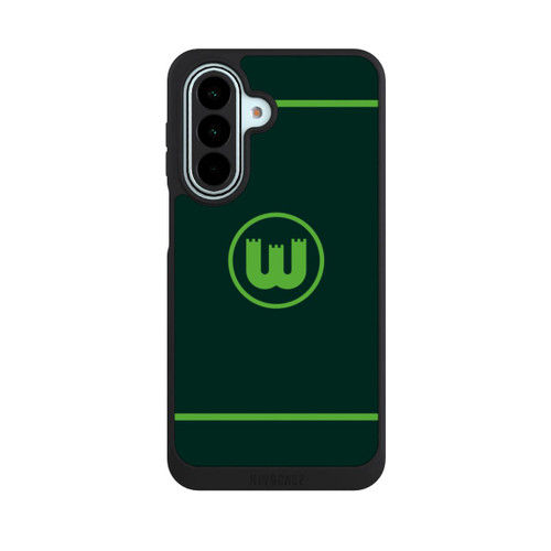 Samsung Galaxy A27 5G NIVOpure VfL Wolfsburg Zinnenwappen Linien Grün