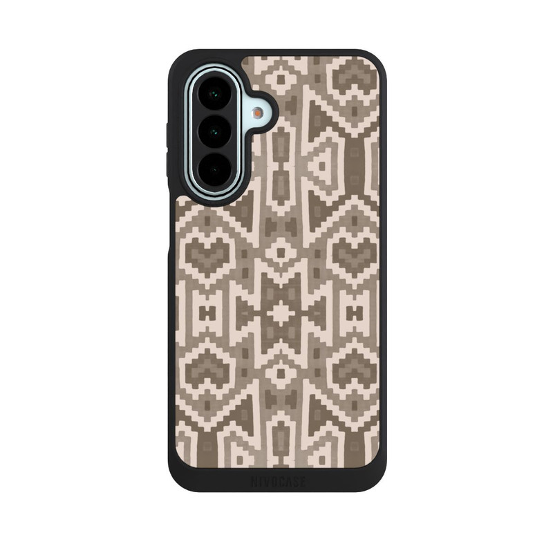 Galaxy A27 5G NIVOpure Ikat Boho Pattern Inka Brown