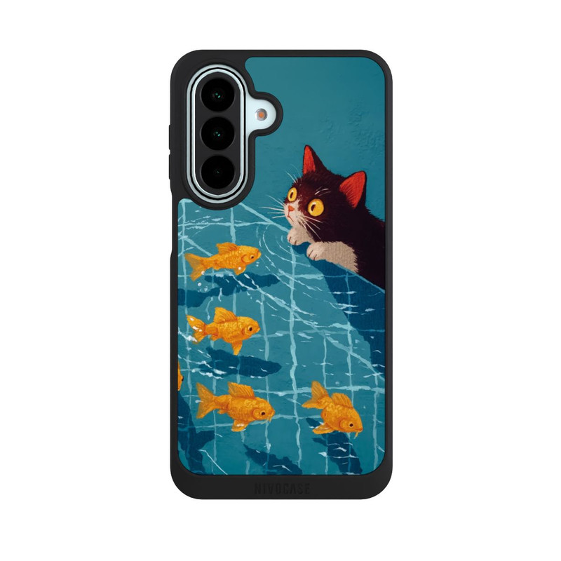 Galaxy A27 5G NIVOpure Cat in a Pool with AI