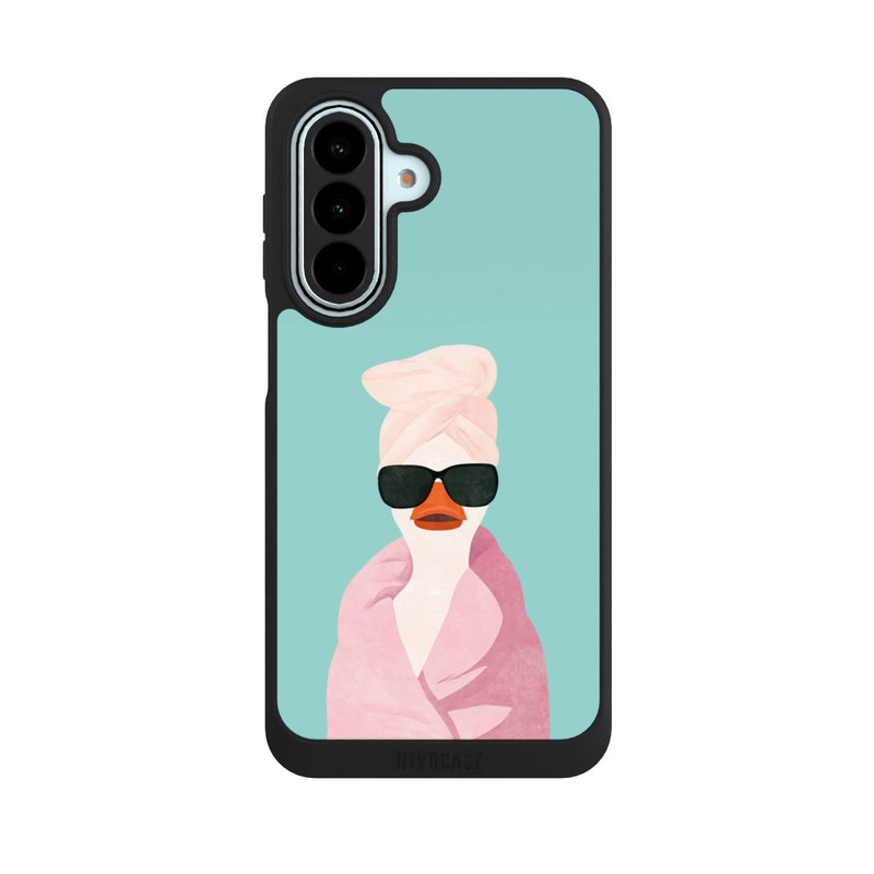 Galaxy A27 5G NIVOpure Turquoise Duck Wearing a Turban with AI