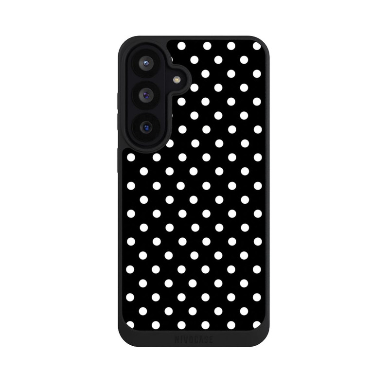 Galaxy S26 FE NIVOpure Confettis blancs sur fond noir