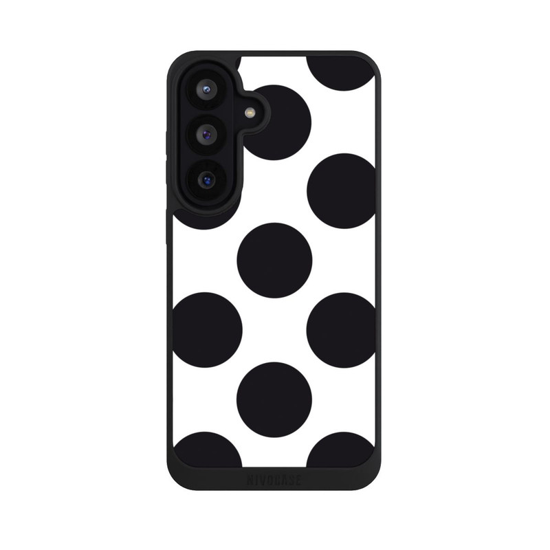 Galaxy S26 FE NIVOpure Big Dots - White