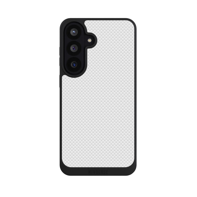Galaxy S26 FE NIVOpure White Carbon Look