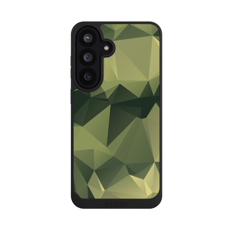 Galaxy S26 FE NIVOpure Polygonales Camouflage