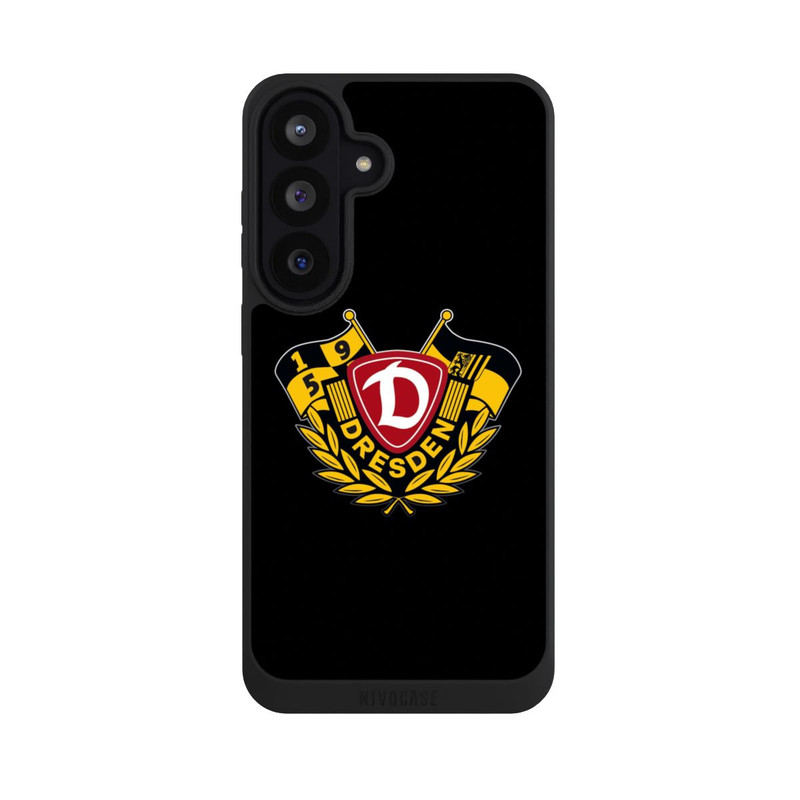 Galaxy S26 FE NIVOpure Dynamo Wappen mit Fahnen