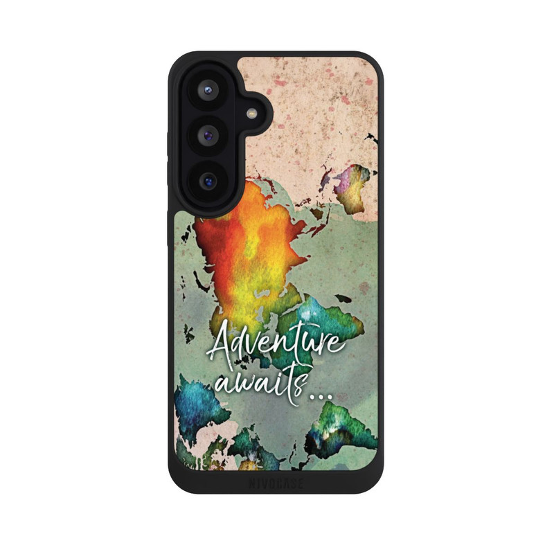 Galaxy S26 FE NIVOpure Bunte Weltkarte