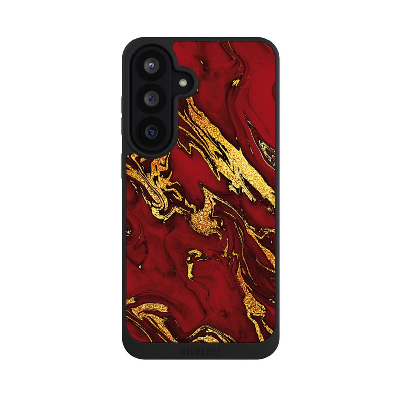 Galaxy S26 FE NIVOpure Rot Gold Marmorlook