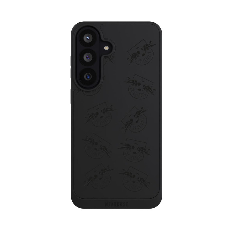 Galaxy S26 FE NIVOpure Logos RB Leipzig Schwarz - ohne Hintergrund