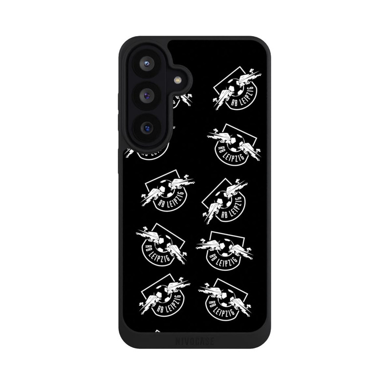 Galaxy S26 FE NIVOpure Logos RB Leipzig Weiß auf Schwarz