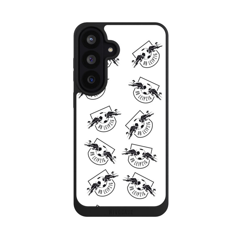 Galaxy S26 FE NIVOpure Logos RB Leipzig Schwarz auf Weiß