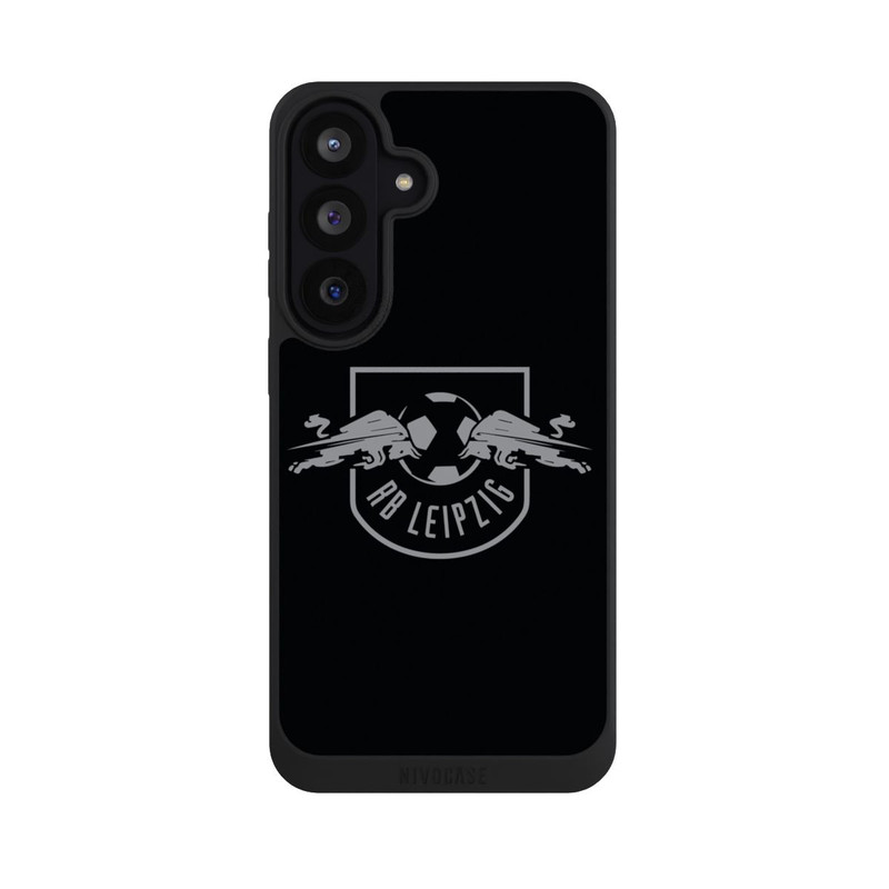 Galaxy S26 FE NIVOpure Graues RB Leipzig Logo auf Schwarz