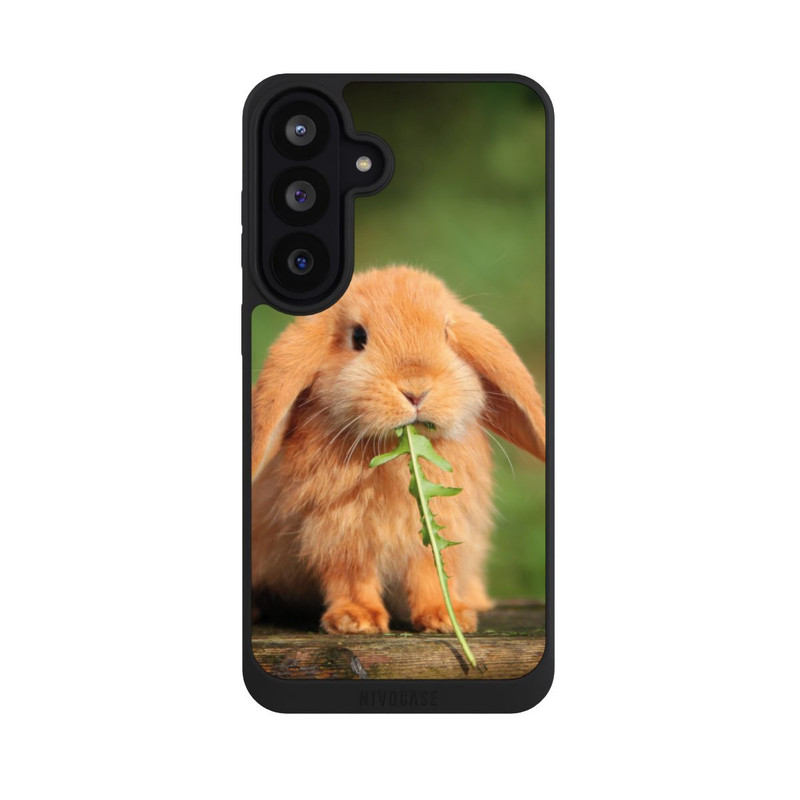 Galaxy S26 FE NIVOpure Kaninchen mit Grünzeug