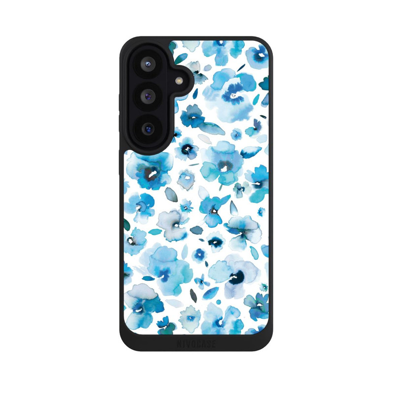 Galaxy S26 FE NIVOpure Fleurs tropicales bleues