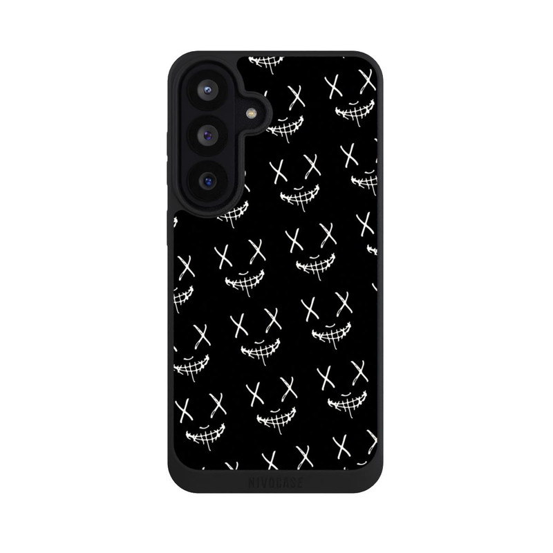 Galaxy S26 FE NIVOpure Maskenmuster Schwarz