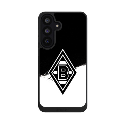 Samsung Galaxy S26 FE NIVOpure Borussia Scratch Schwarz-Weiss