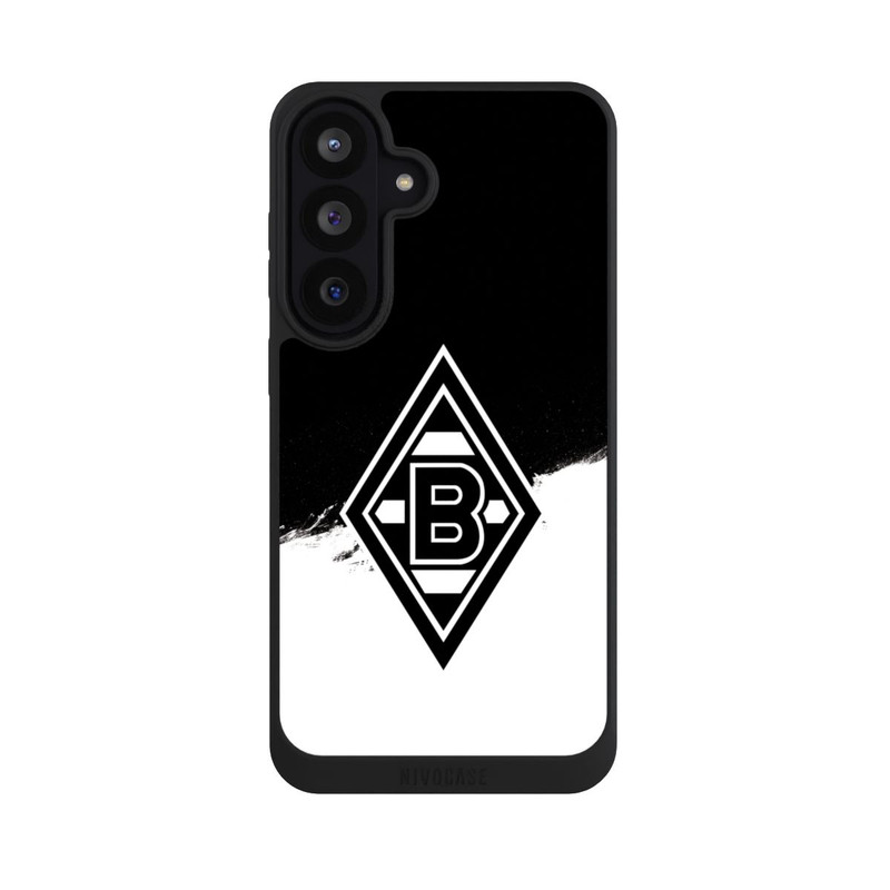 Galaxy S26 FE NIVOpure Borussia Scratch Schwarz-Weiss